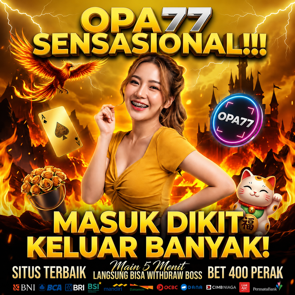OPA77 ⚡️ Arena Situs Slot Gacor Hari Ini Platfrom Terpercaya Slot88 Bet 200 Gampang Menang